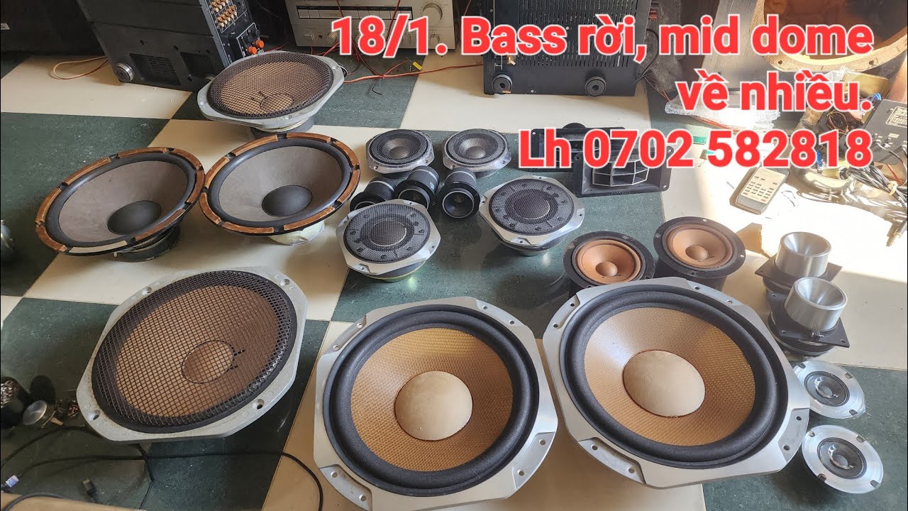 18/1. E lên tiếp bass rời 30, mid khủng, treble kèn. Lh 0702 582818 (Zalo)