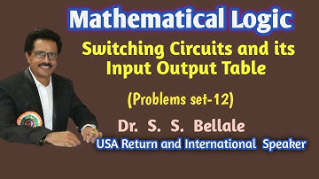 12th Math1 | Mathematical Logic | Switching Circuits and its Input Output Table |Problem Set-10
