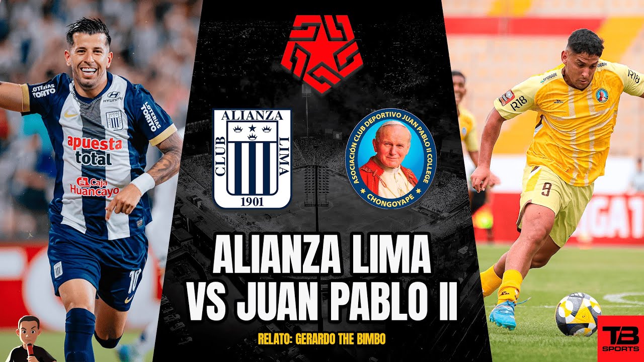 🔴 ALIANZA LIMA VS JUAN PABLO II - TORNEO APERTURA LIGA 1 2025 🎙️ RELATO ...