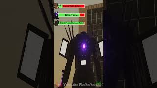 Skibidi Toilet WITH Healthbars and ALL Boss Fights (Fanmade) part 61 #shorts