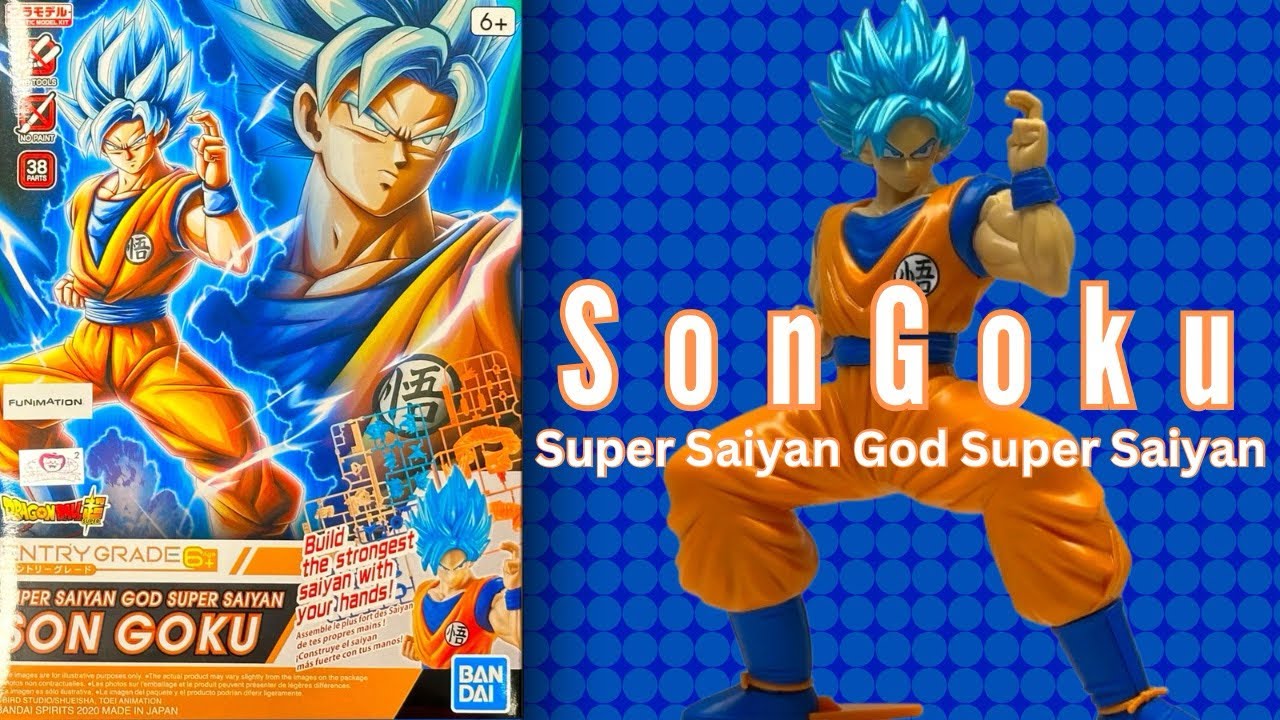[EG] SSGSS Son Goku Entry Grade Bandai Model Kit Timelapse Build - YouTube