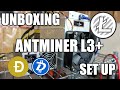 Antminer l3 unboxing and set up