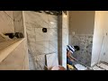 Bathroom Remodel , Tub Conversion to Shower Time lapsed