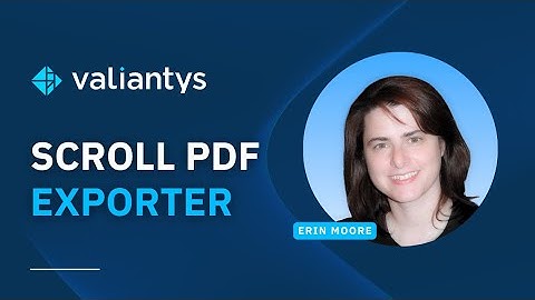 Scroll PDF Exporter | December 2024