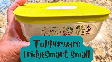 ⭐️Maximize the Life of Your Produce with a Tupperware Small FridgeSmart Container⭐️product review