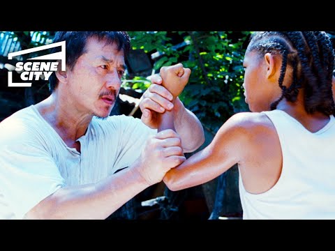 The Karate Kid: Jacket On, Jacket Off (Jackie Chan, Jaden Smith Scene)