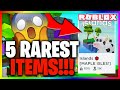 Top 5 RAREST Items in Roblox Island