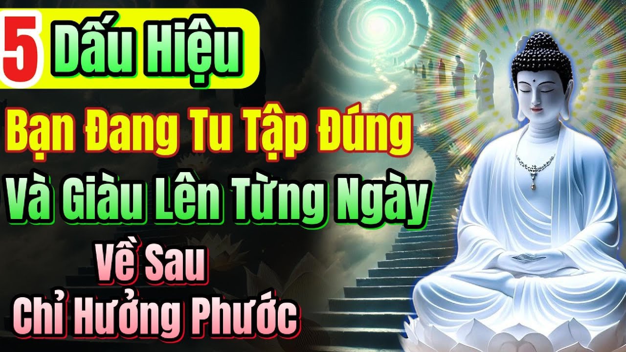 Outline Video Có 1 trong 5 dấu hiệu này, bạn đang giàu lên từng ngày, về sau chỉ hưởng phúc vì bạn đã Tu đúng