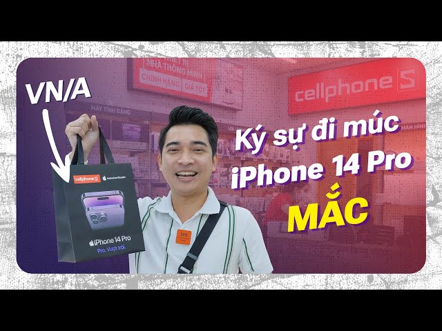 Mãi mới mua được iPhone 14 Pro Max CHÍNH HÃNG VN/A !!!