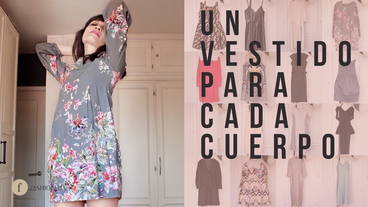 Cómo ELEGIR VESTIDO según la forma de tu cuerpo | DRESSes for your BODY SHAPE