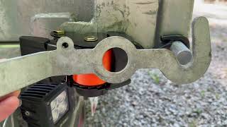 Here's how I simplified an overly complicated dump trailer spreader gate locking mechanism.