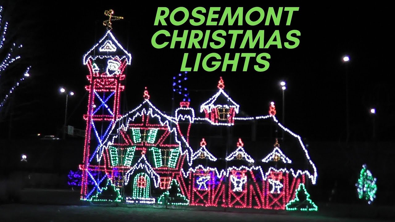 ROSEMONT CHRISTMAS LIGHTS! YouTube