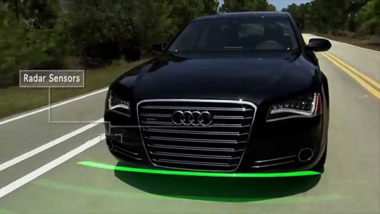Audi S8 ► Active Safety demo [CES 2015-2014]