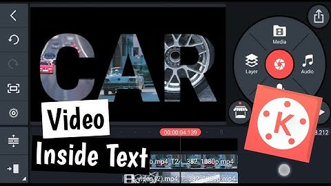 Video Inside Text | Kinemaster Editing Tutorial