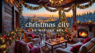 🎄 Christmas City Jazz (NO MID-ROLL ADS) Snowy Streets, Warm Lights & Holiday Ambience ✨ screenshot 5