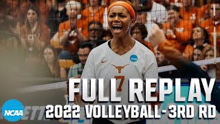 Texas vs. Marquette: 2022 NCAA volleyball regional semifinals | FULL REPLAY