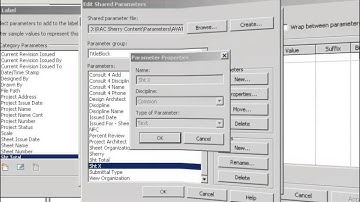 Revit: Shared Parameters in the Title Block