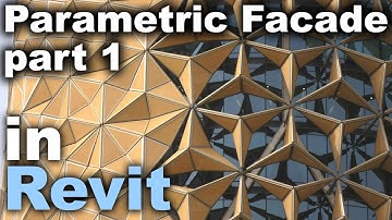 Al Bahar Parametric Facade Family in Revit Tutorial * Part 1 *