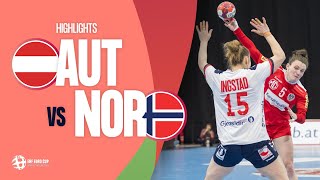 Austria vs Norway | HIGHLIGHTS | Round 4 | Women's EHF EURO CUP 2024