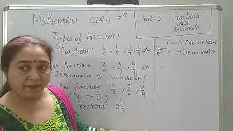 Class-7th Maths Unit -2 Fractions and decimals part 1