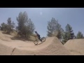 Ryder Lawrence BMX riding big line at FOD trails