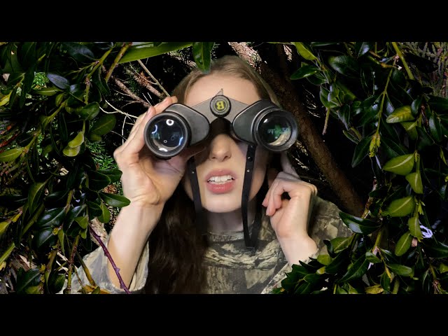 ASMR | I’m Hiding in the Bushes, Spying on Your Date 👀