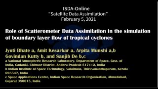 Role of Scatterometer Data Assimilation in the simulation of boundary layer flow ...