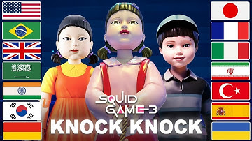 "Knock Knock"-liedje in 25 verschillende talen (Squid Game)🔥