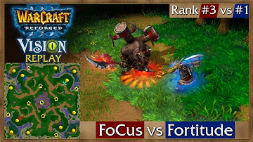 Vision Mod - FoCus ORC vs HU Fortitude WC3 Reforged Replay