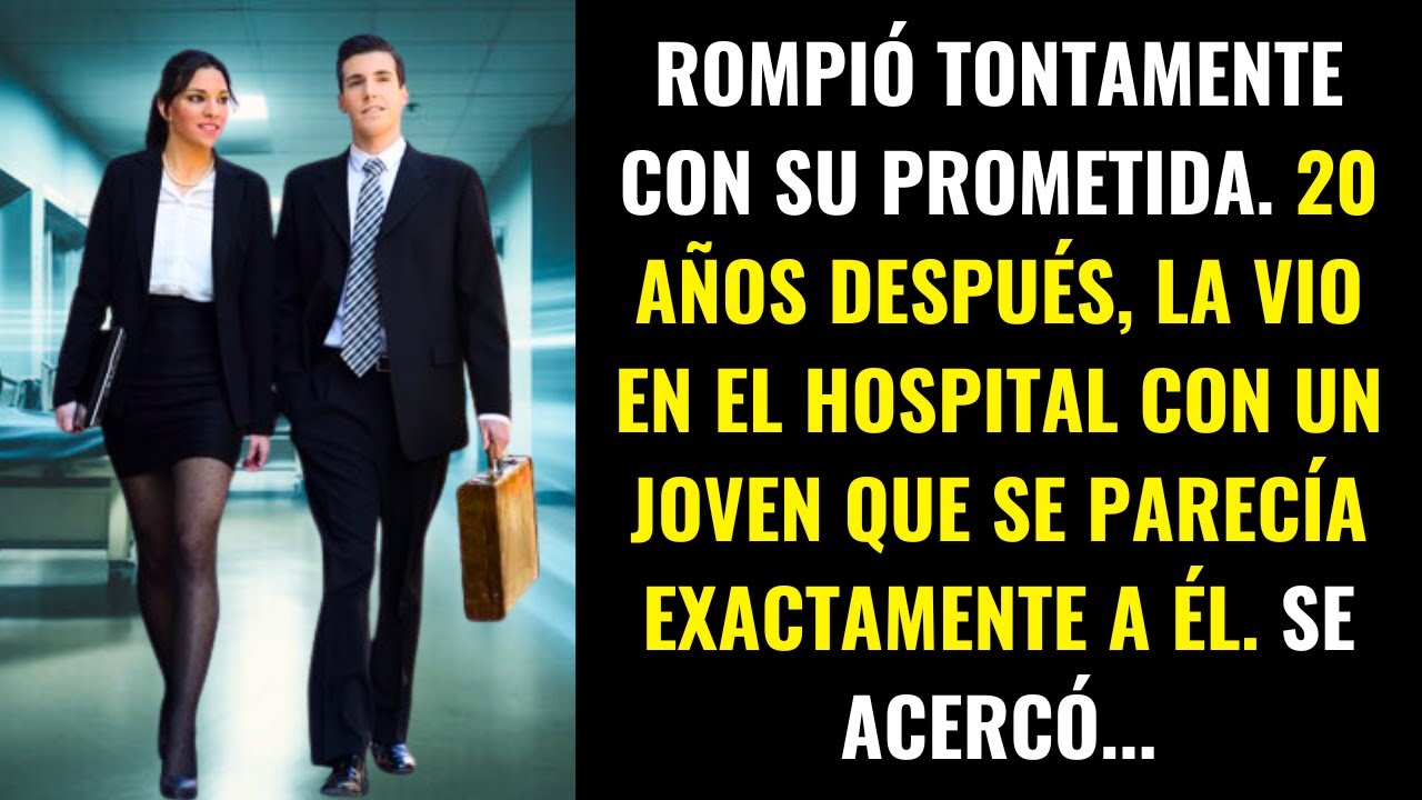 20 años después, quedó impactado al ver a su ex-prometida con un hombre que se parecía exactamente..