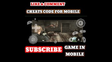 HOW TO USE CHEAT CODES IN ANDROID | RESIDENT EVIL 4 | #SHORTS #RESIDANT4 #MYSMARTPLAYSTATION