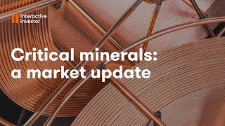 Critical minerals: a market update