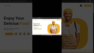Food Delivery Website 🍕 | HTML CSS JavaScript | Frontend Project@CodeWithHarry #coding