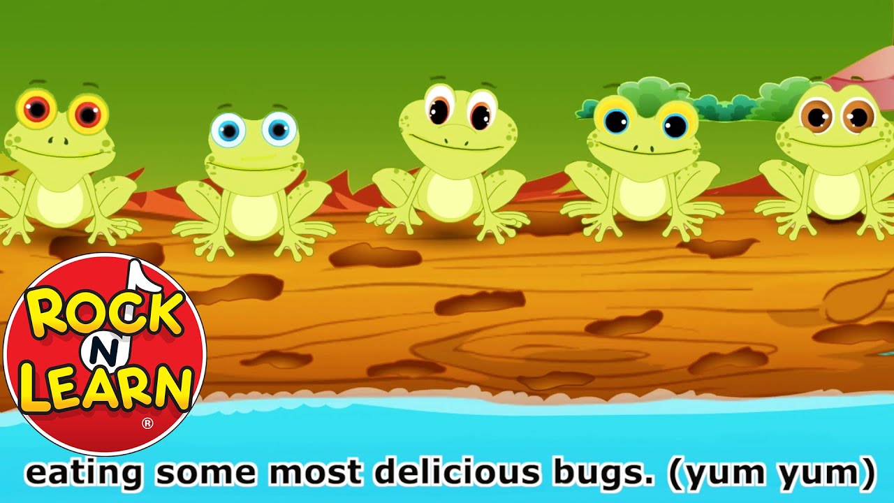 five-little-speckled-frogs-with-lyrics-youtube