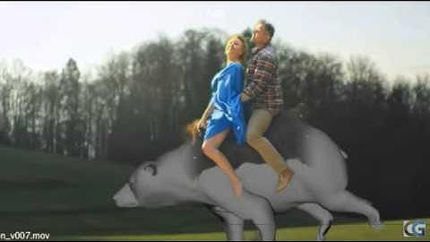 CGI VFX Breakdown HD Riding a Digital Bear   by Fido