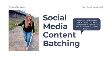 How to Batch & Repurpose Social Media Content with ClickUp + a Template!