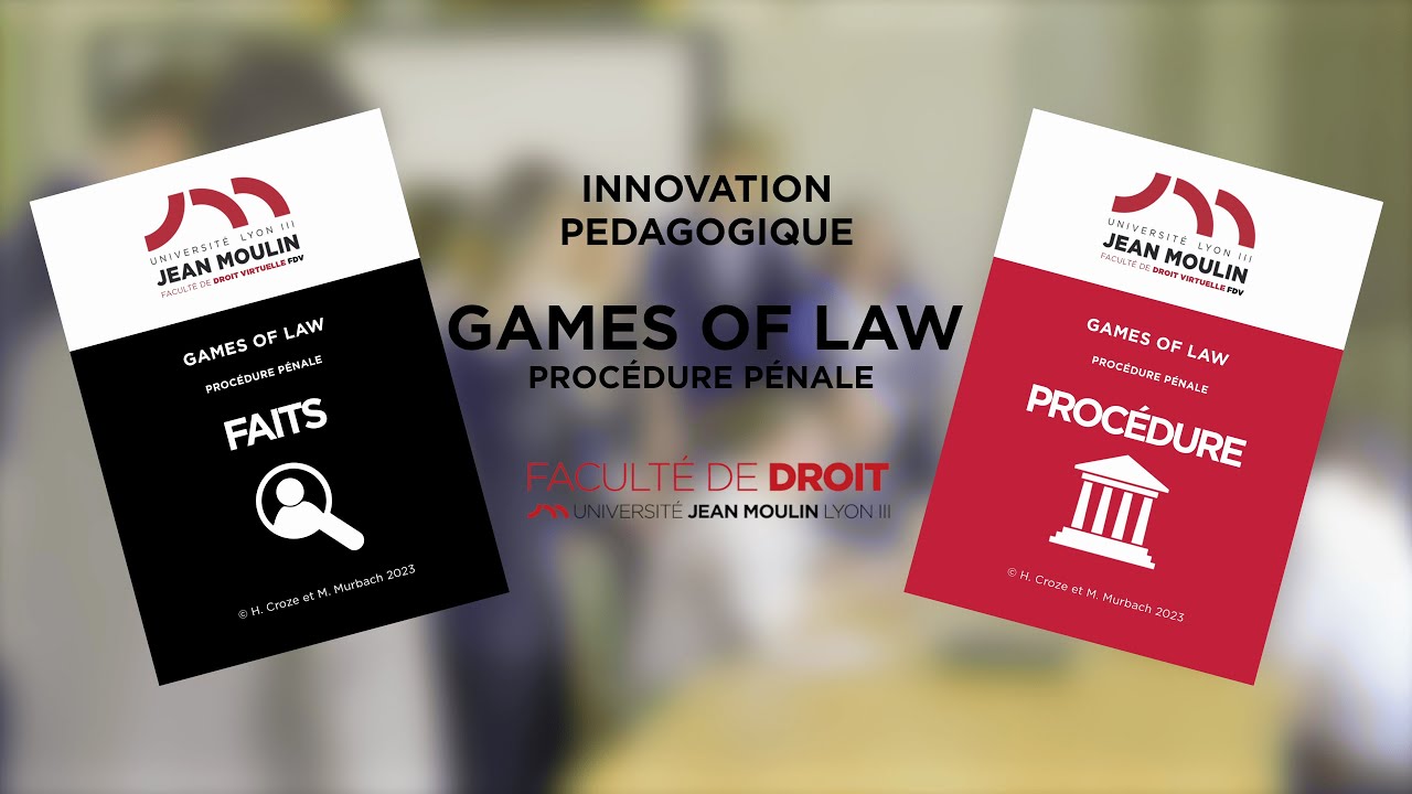 Games of Law : apprenez la procédure pénale en jouant aux cartes !