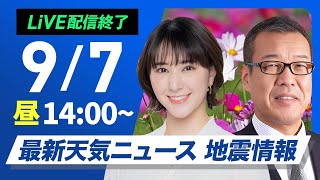 ウェザーニュースの配信のサムネイル画像