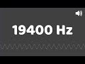 Audio son frquence 19400 hertz hz