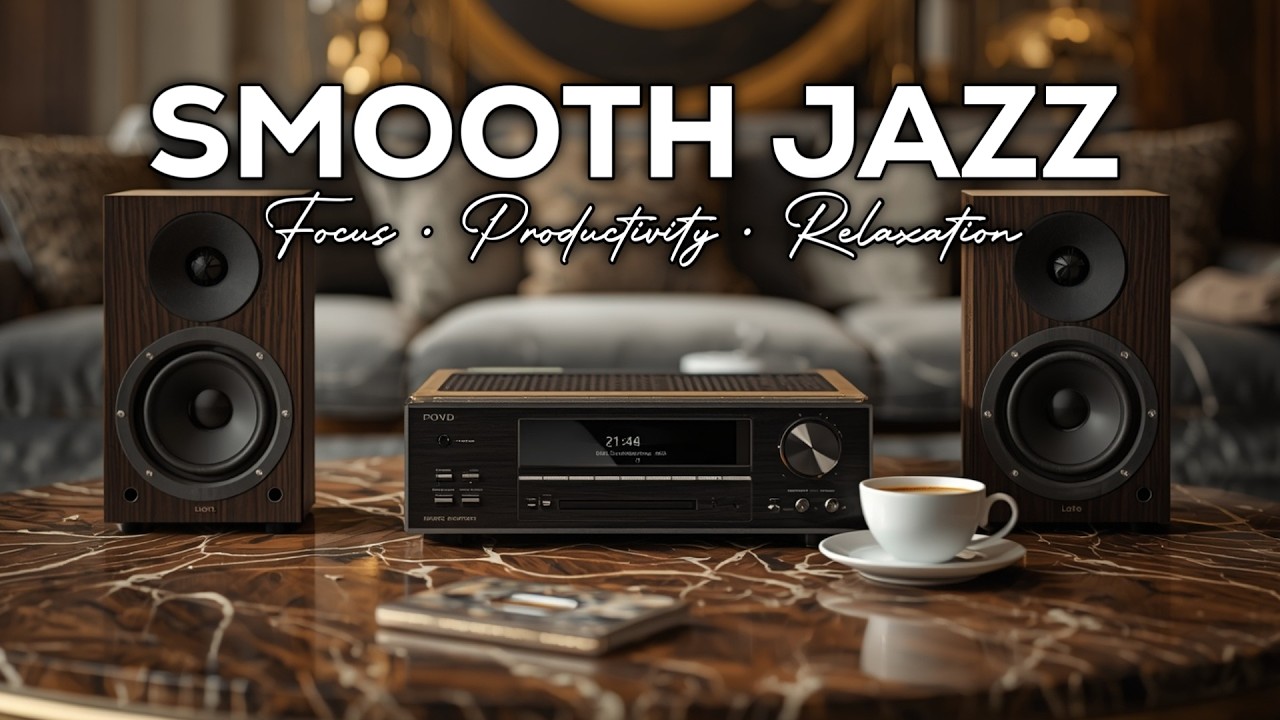 Smooth Jazz for Daily Productivity 🎷 Relaxing Music for Focus, Study ...