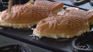 The delicious fish-shaped waffle that's finding fans in Washington - KING 5 Evening screenshot 4