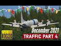 San Juan Airport Traffic December 2021 Variety of Planes including C-130 and P-3 and 777-300