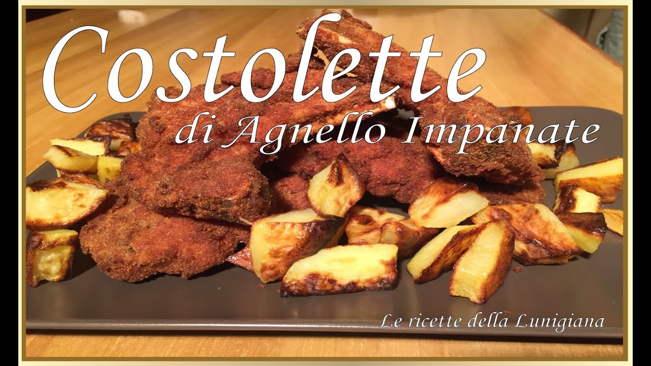 COSTOLETTE DI AGNELLO IMPANATE Lunigianesi