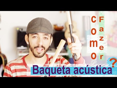 Vídeo: Como Fazer Baquetas