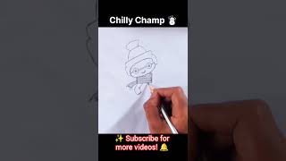 ❄️ Frosty Boy Drawing | Pencil Art ✏️ #shorts #drawing #art #frostyboy #pencildrawing #viralshorts