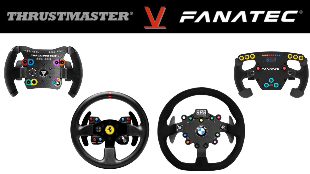 fanatec v thrustmaster| wheel rims comparison