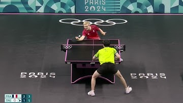 Felix Lebrun vs Lin Yun-Ju Paris 2024 highlights #tabletennis #wtf #paris2024