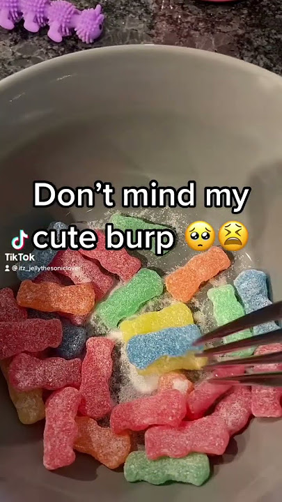 Don’t mind my cute burp 🥺😫 #shorts #funny #sourpatchkids