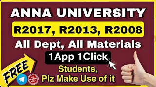 All Department Study Materials in One Place for  FREE | Anna University Updates screenshot 4
