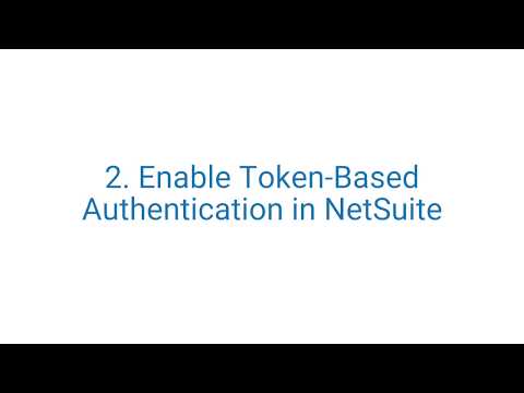 Enable Token-Based Authentication in NetSuite